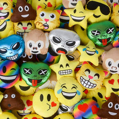 EMOTICON plush MIX 4.5"- 6" (288PCS/CASE) LLB Plush Toys