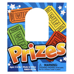 Prize Paper Header Card 3" X 3.5" 144ct - LLB Toys