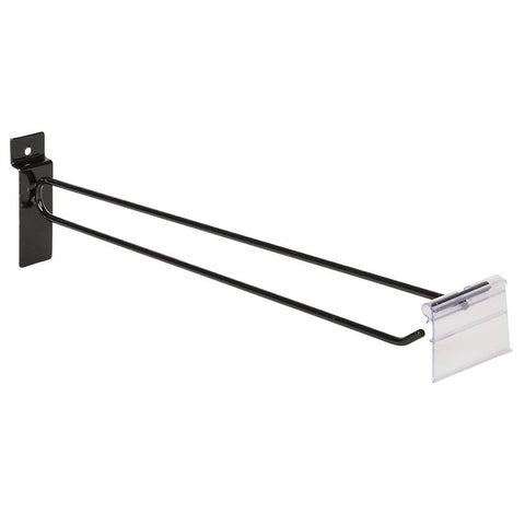 BLACK SLATWALL SCAN HOOK WITH TAG LLB kids toys