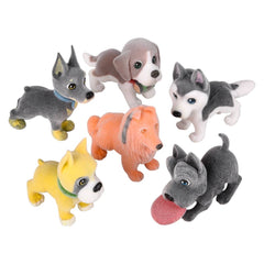 1.5" Flocked Micro Dog Assortment - LLB Toys