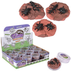 2.7" Insect Play Clay Slime 24ct - LLB Toys