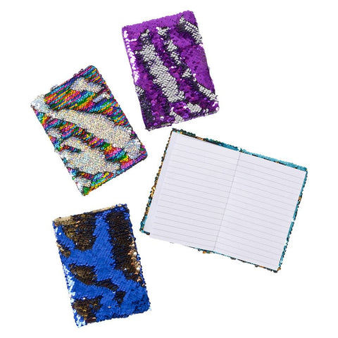 6"X4.25" FLIP SEQUIN JOURNAL LLB kids toys