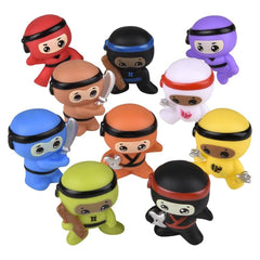 2" RUBBER NINJA ASSORTMENT LLB kids toys