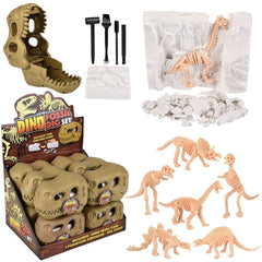 6" Dinosaur Fossil Dig Set 12ct - LLB Toys