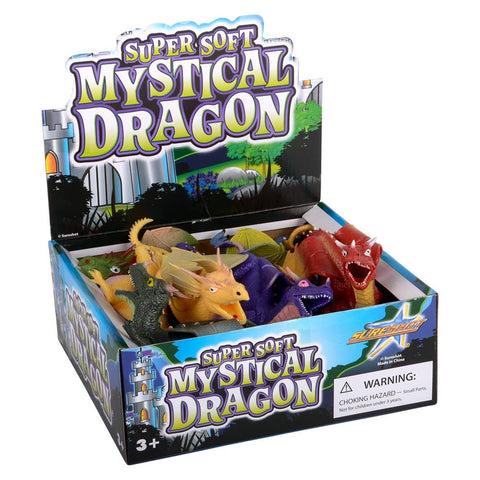 Super Soft Mystical Dragon (6 Asst.) 9"   12/28 - LLB Toys