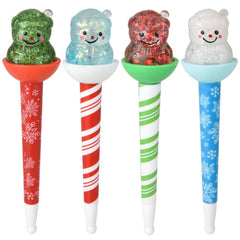 6.5" Sugar Squeezy Snowman Pens - LLB Toys