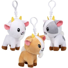4" Plush Goat Clip On - LLB Toys