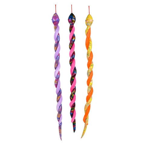 67" TWISTY SNAKE METALLIC ASSORTMENT A LLB Plush Toys