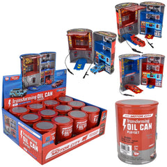 Hidden Motor City Oil Can Transforming Play Set - LLB Toys