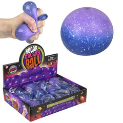 2.4" Galaxy Squeezy Sugar Ball 12ct - LLB Toys