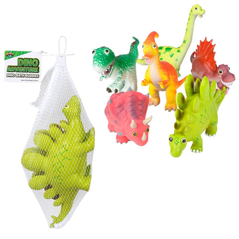 Dinosaur Bath Buddies 6 Assorted - LLB Toys