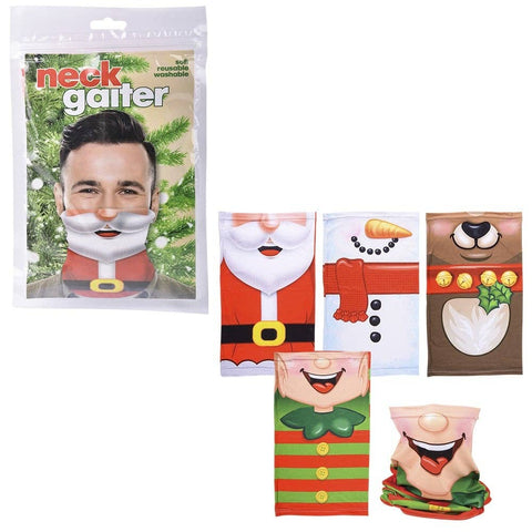 CHRISTMAS NECK GAITER ASSORTMENT LLB kids toys