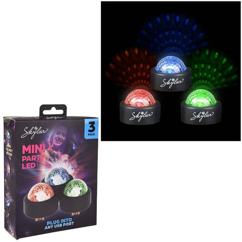 Skylar 3 Pack USB Mini Party Lights