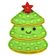 CHRISTMAS TREE JUMBO BUBBLE POPPER 9" - LLB kids toys