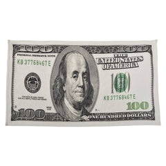 71"x35" $100 Bill Flannel Blanket - LLB Toys
