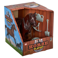 7″ Horse With Hair Accessories LLB kids toys