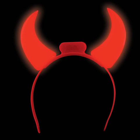 LIGHT-UP DEVIL HORNS HEADBAND LLB Light-up Toys