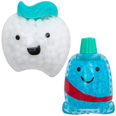 3" SQUEEZY BEAD DENTAL CHARACTERS LLB Squishy Toys