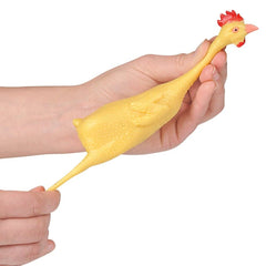 8" RUBBER STRETCH CHICKEN LLB Kids Toys