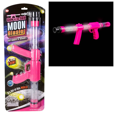 19" GLOW IN THE DARK PINK MOON BLASTER CARDED LLB kids toys