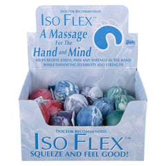 2.25" Iso Flex Marbleized Massage Ball 24ct - LLB Toys