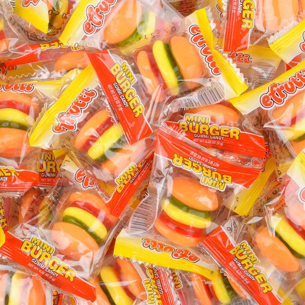 Gummi Mini Hamburger 101pc Bag  - LLB Candy