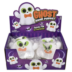 6" Ghost Stretchy Hand Puppet 12ct- LLB Toys