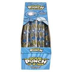 Sour Punch Sip-N-Chew Blue Raspberry 30ct - LLB Toys