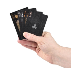 BLACK FOIL $100 BILL PLAYING CARDS LLB kids toys