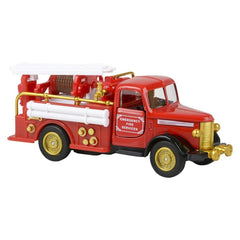 5" DIE-CAST PULL BACK CLASSIC FIRE TRUCK LLB Car Toys
