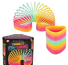 5" JUMBO TRIANGLE RAINBOW COIL SPRING LLB kids toys