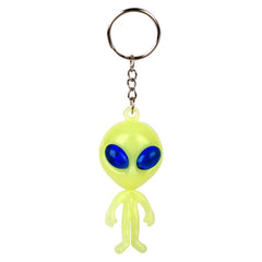 2.4" GID Vinyl Alien Keychain - LLB Toys