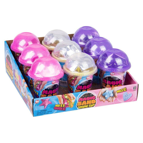 Magic Sand Shake Cup 5.75" 9ct - LLB Toys