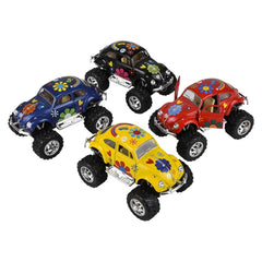 5" VW Beetle Diecast  Toy with Printing - LLB Toys