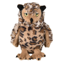 8" Animal Den Great Horned Owl Plush - LLB Toys