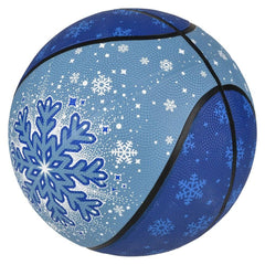 Snowflake Regulation Basketball 9.5" LLB Christmas