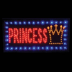 LIGHT-UP PRINCESS SIGN 10"X19" LLB Light-up Toys