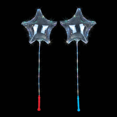 16.5" LIGHT-UP STAR BALLOON WAND LLB Light-up Toys