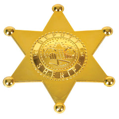 PLASTIC SHERIFF BADGE LLB kids toys