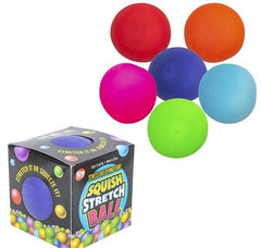 4" SQUISH STRETCH GUMMI BALL LLB Squishy Toys