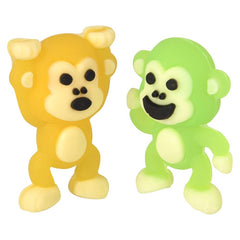 Mini Monkey Figurines Assorted Colors 1" - LLB Toys