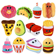 Small Food Plush Assortment 6" 108pc LLB Plush Toys
