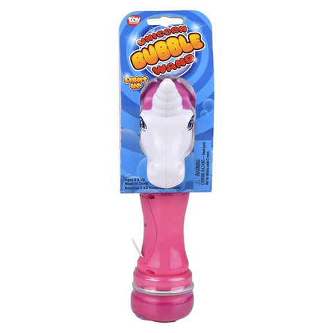 8" Unicorn Light-Up Bubble Wand - LLB Toys