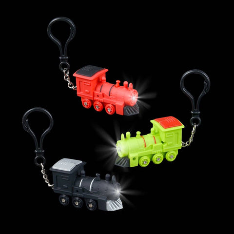2" LIGHT-UP TRAIN BACK PACK CLIP WITH SOUND - LLB Toys