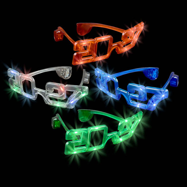 2027 Light-Up New Year Glasses - LLB Toys