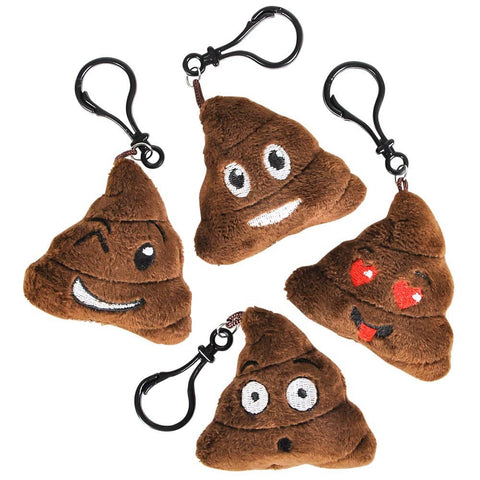 2.75" plush POOP KEYCHAIN LLB Keychain