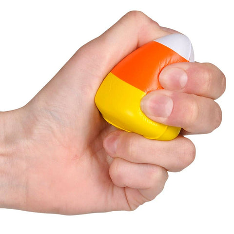 2.25" MINI CANDY CORN STRESS TOYS (24PC/UN) LLB Squishy Toys