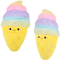 21" Rainbow Ice Cream Plush Pillow - LLB Toys