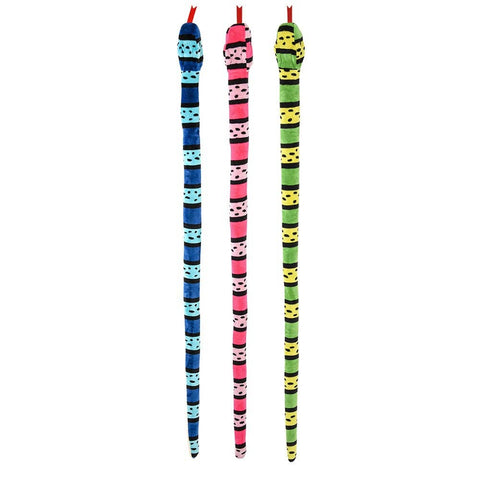 67" SNAKE ASSORTMENT plush LLB Plush Toys
