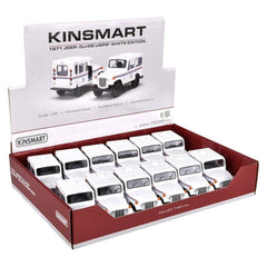 5" Diecast Pull Back 1971 USPS Jeep DJ-5B 12ct LLB kids toys